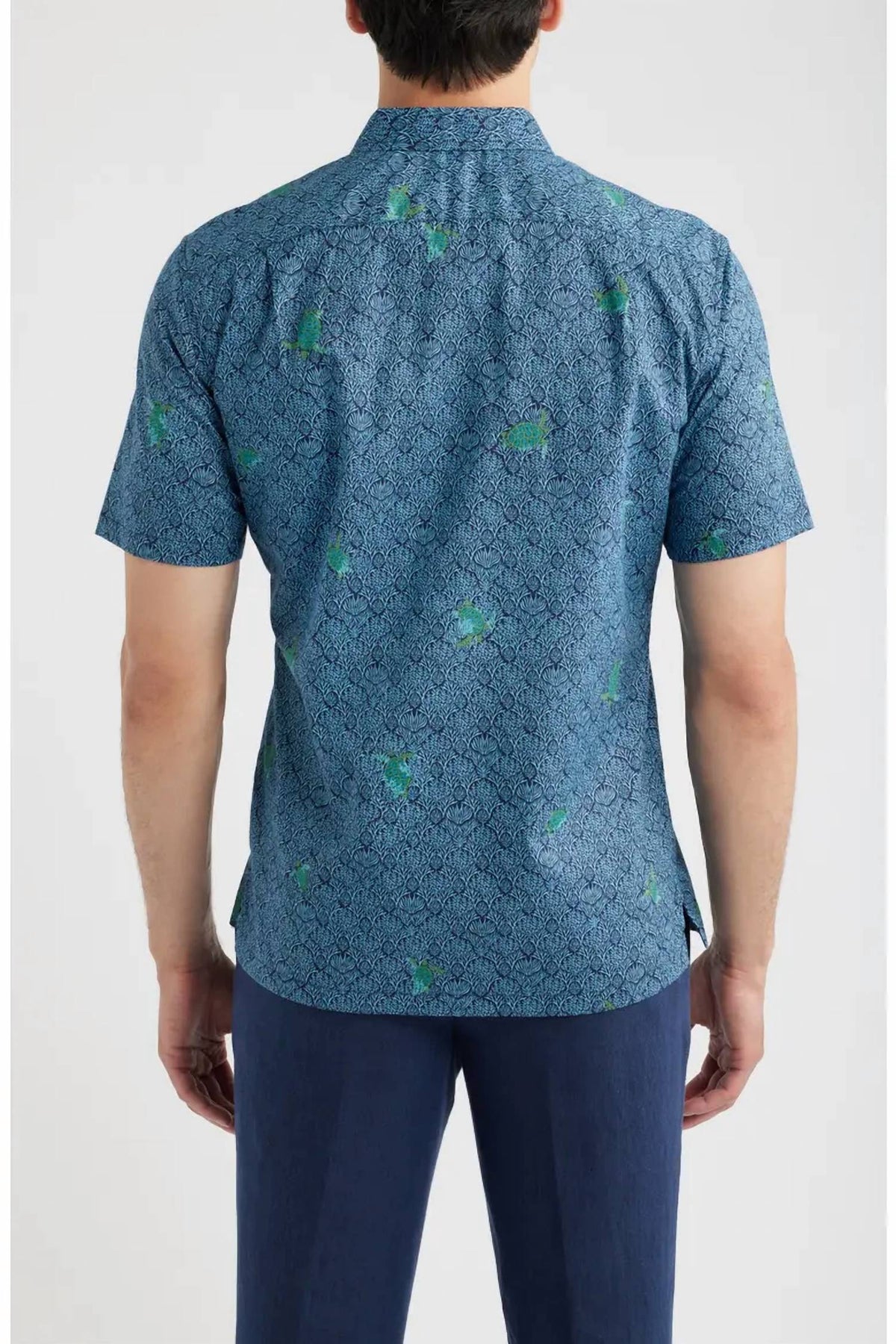 Tori Richard - Chelonian Short Sleeve Cotton Button Up Shirt - Plus