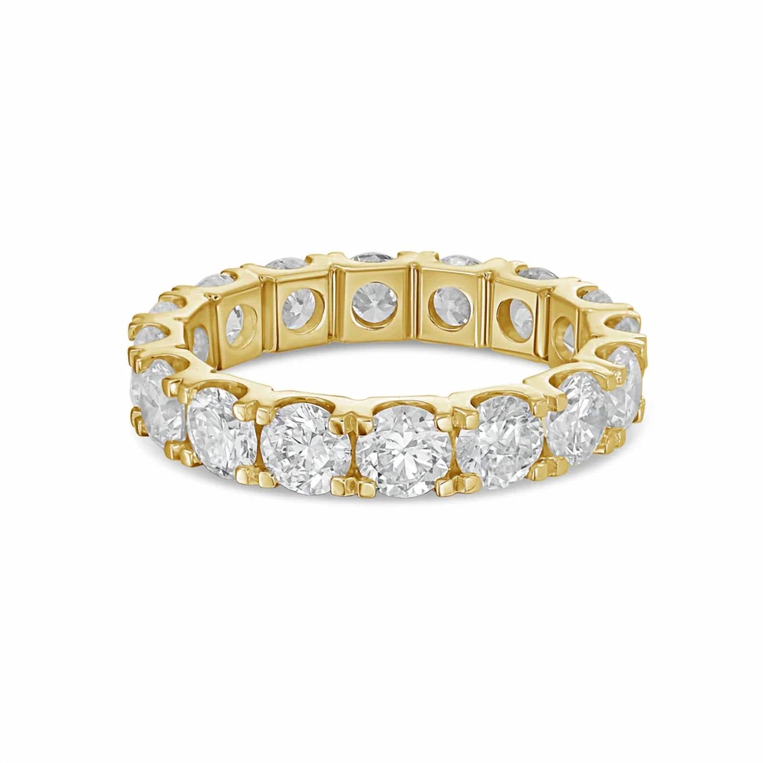 Diana M Jewels - Women's Round Lab-Grown Diamond Eternity Band (1.00 Ct) - Delicate