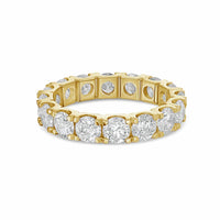 Diana M Jewels - Women's Round Lab-Grown Diamond Eternity Band (1.00 Ct) - Delicate