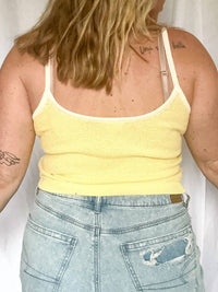 Le Lis - Women's Buttercream Dreams Sweater Cami Top