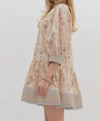 Entro - Fall Floral Shirt Dress