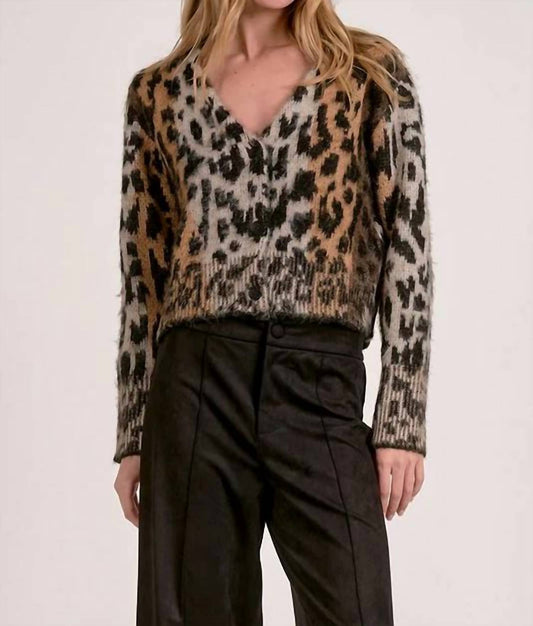 Elan - Cheetah Cardigan