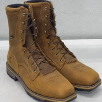 Irish Setter Boots Men's Marshall 9" Waterproof Steel Safety Toe Work Boots in brown - men's boots