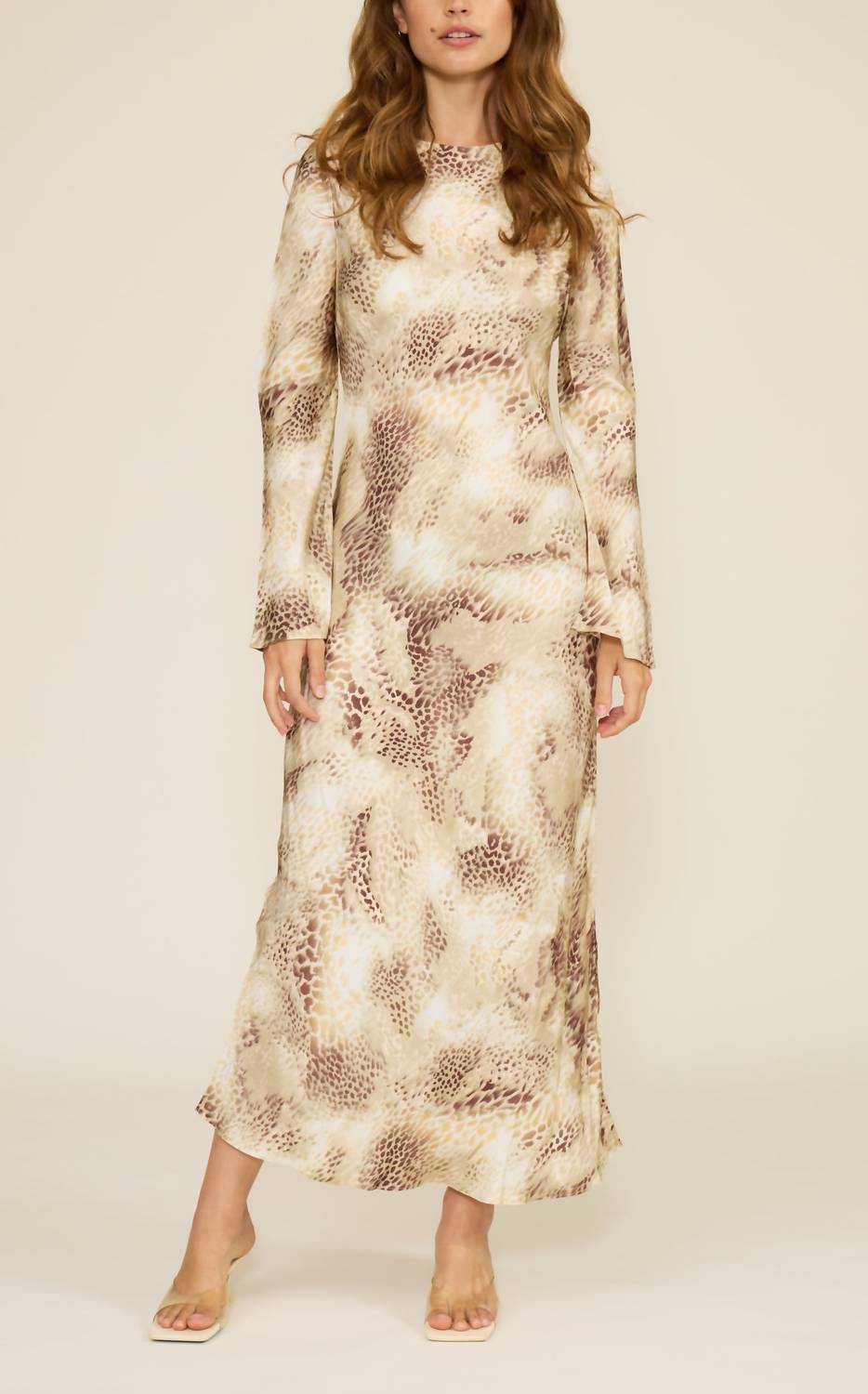 Lucy Paris - Giovanna Animal Print Slip Dress