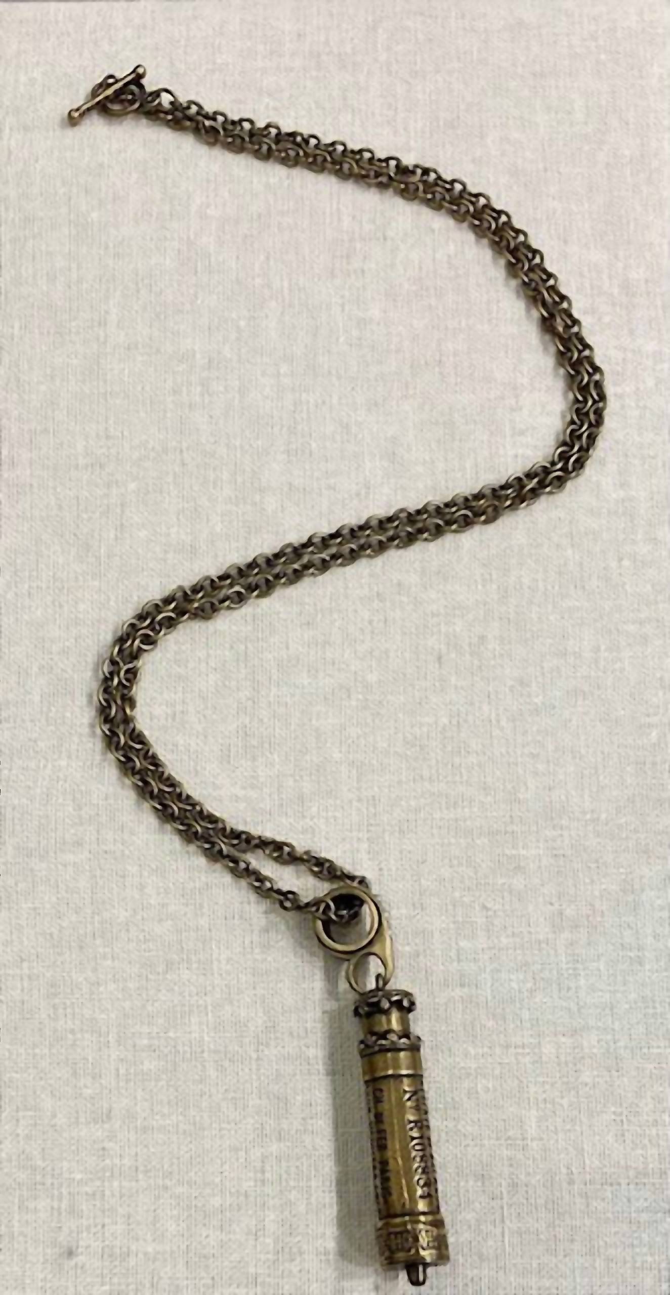 French Kande - PRE LOVED Chemin de Fer Pendant Chain Necklace