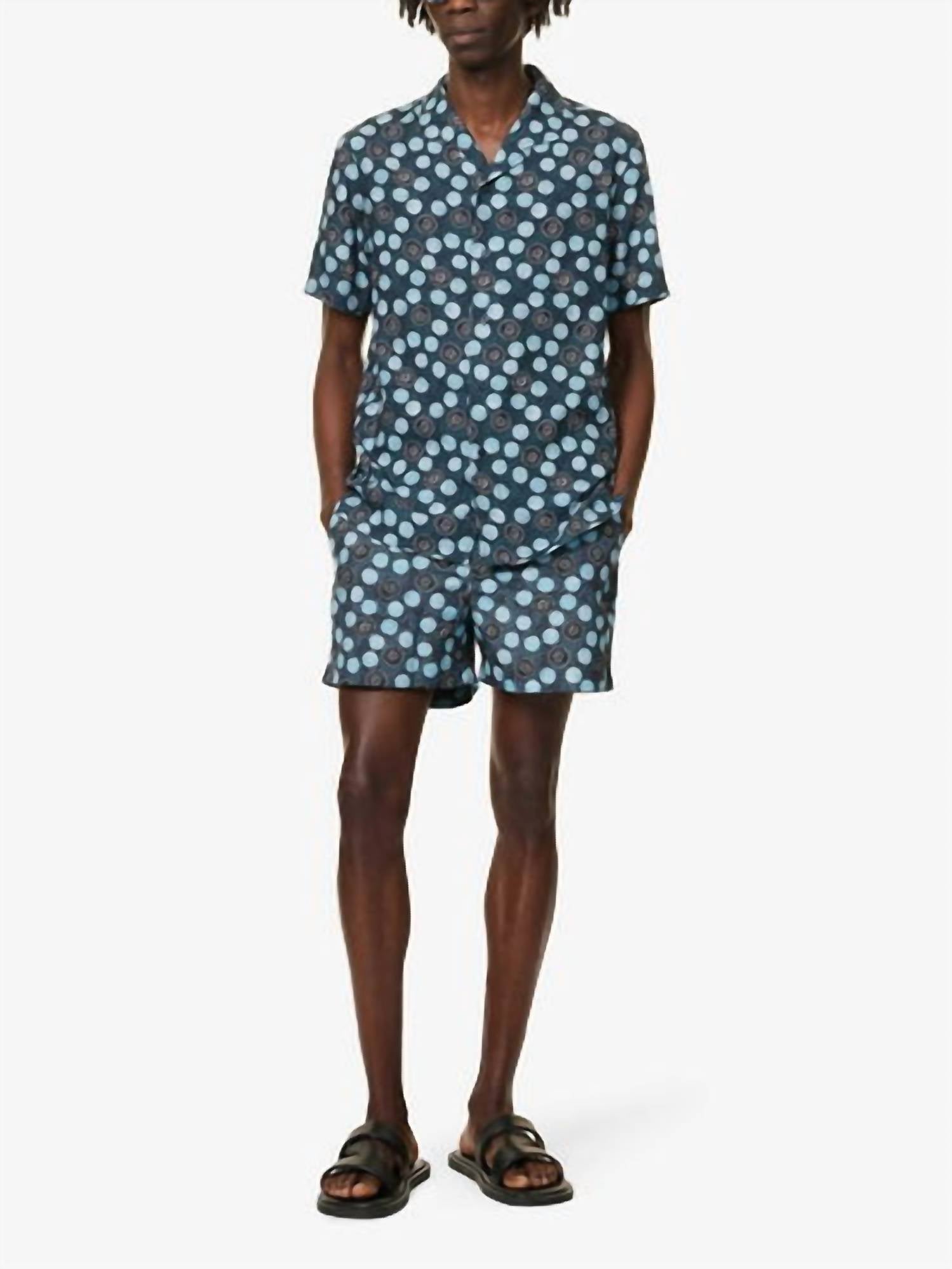 Orlebar Brown - Hibbert Daisy Printed Short Sleeve Shirt