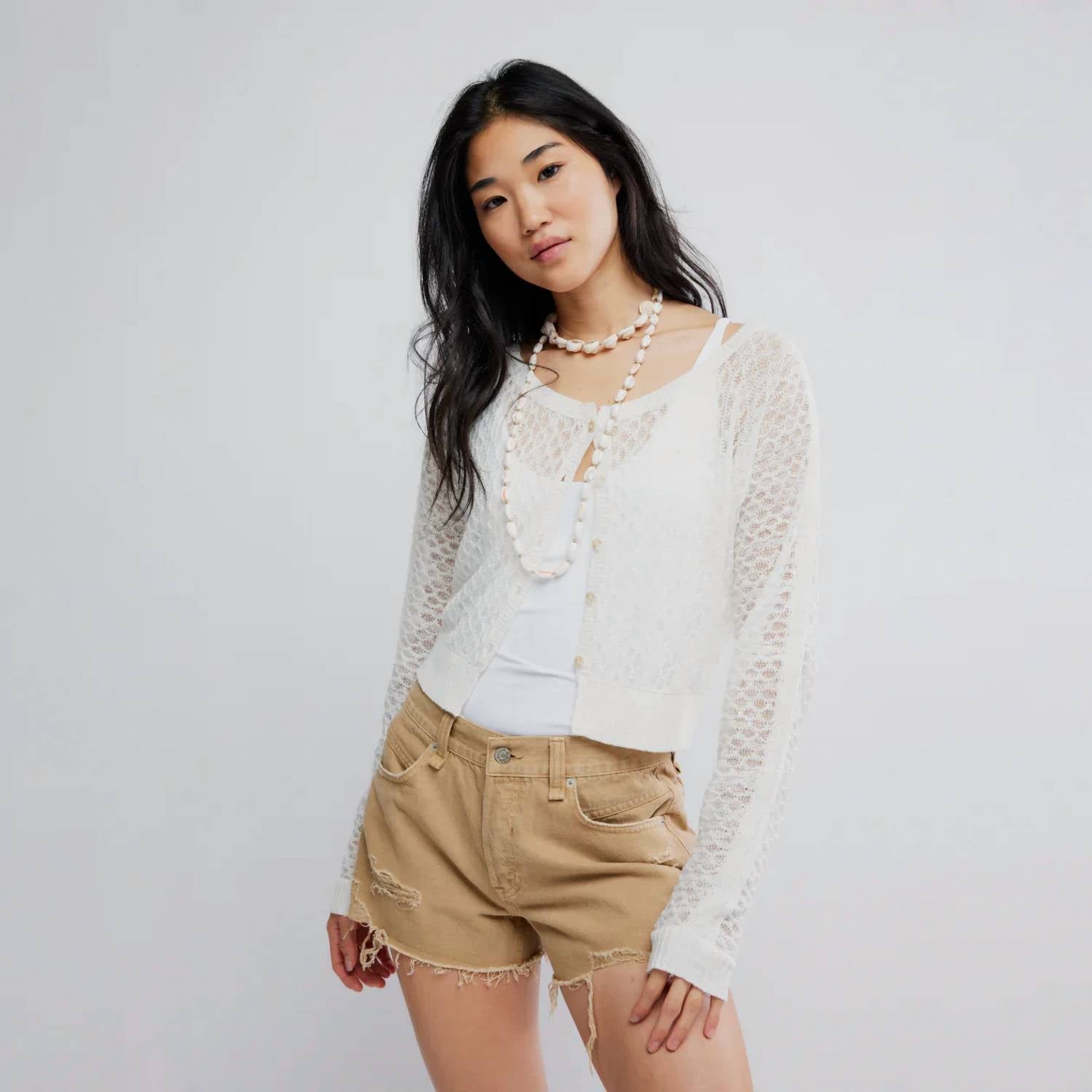 Free People - Maris Fine Gauge Cardigan