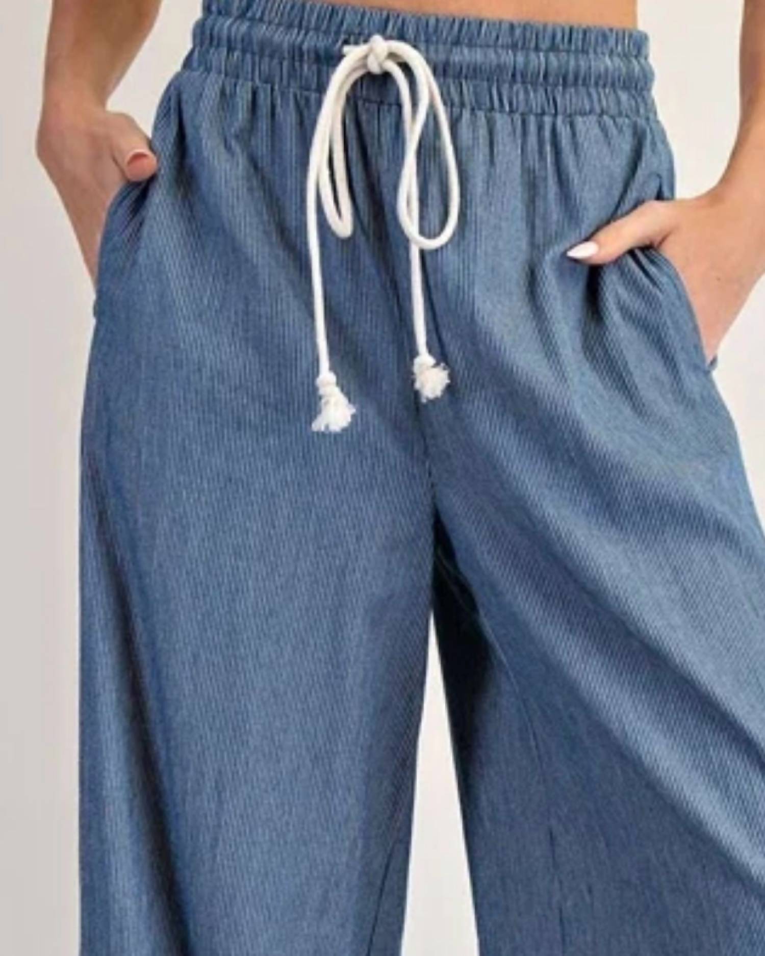 Whimsical Mimsy - Crisp Air Pinstripes Pants