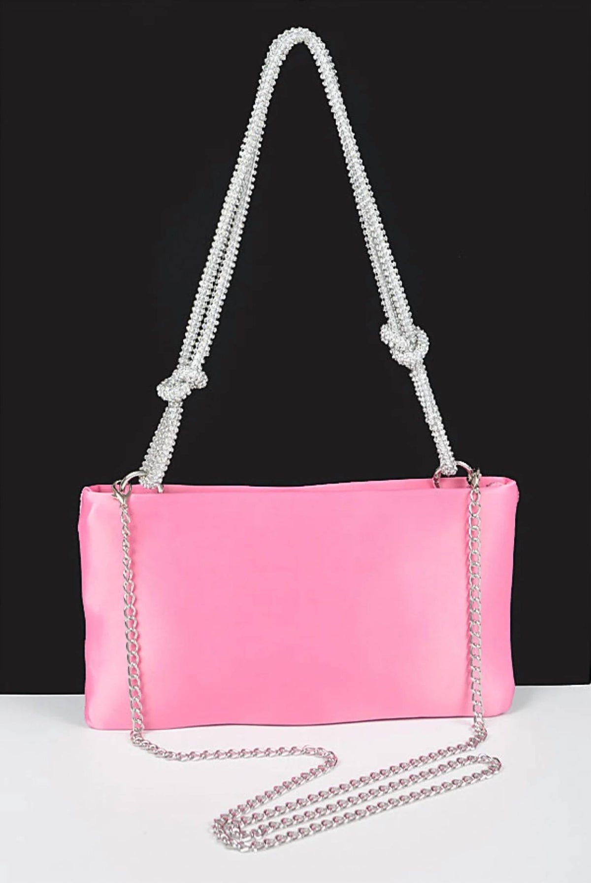 H&D Accessories - Women's Justine Purse Studded Strap Clutch