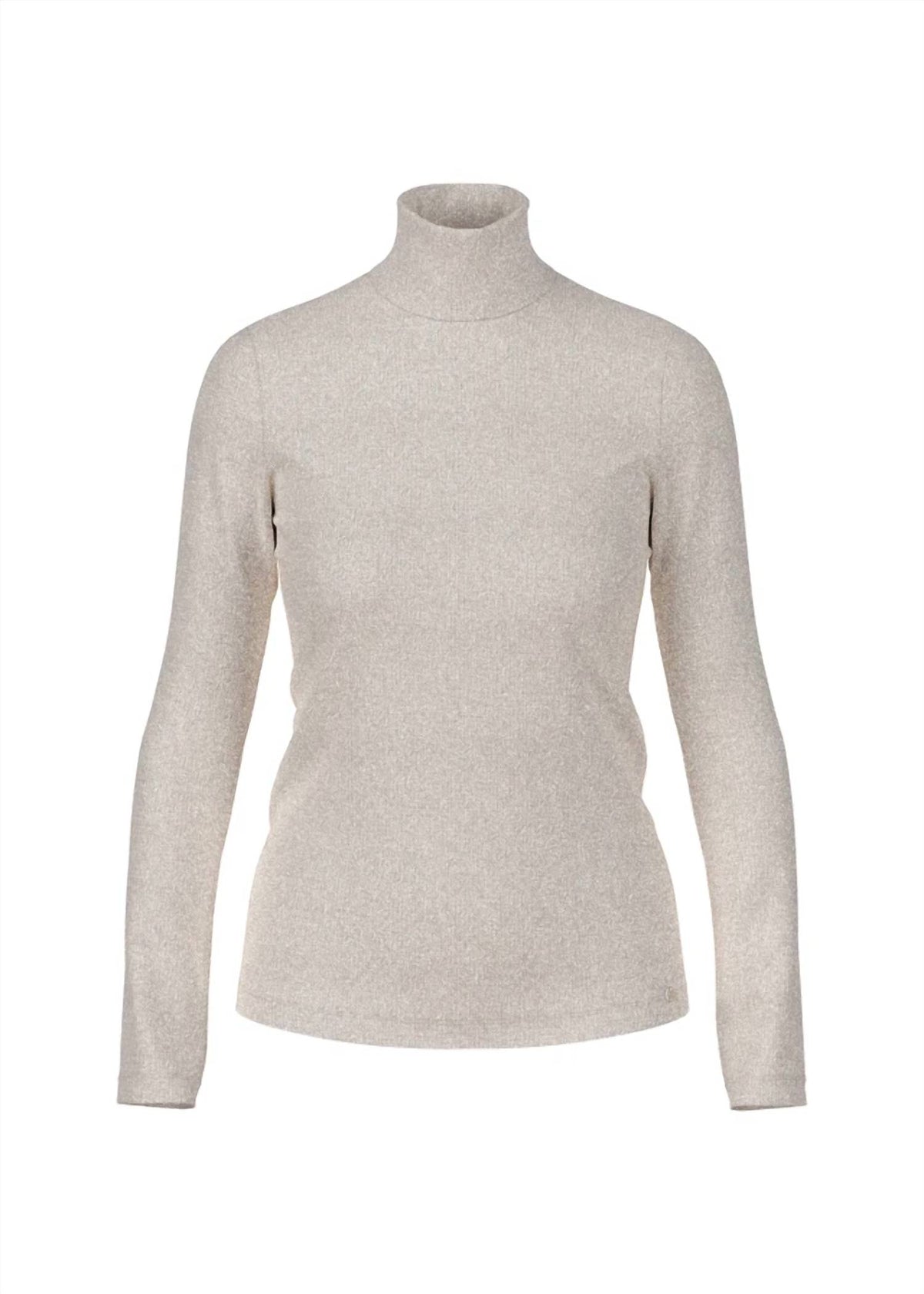 Marc Cain - Women's Slim-Fit Long-Sleeve Turtleneck Top