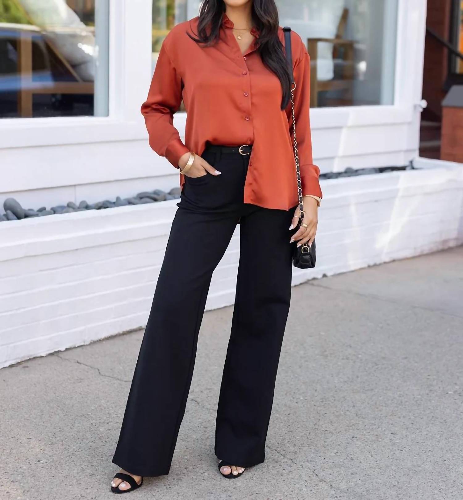 Grace And Lace - 9 To 5 Wide Leg Pants