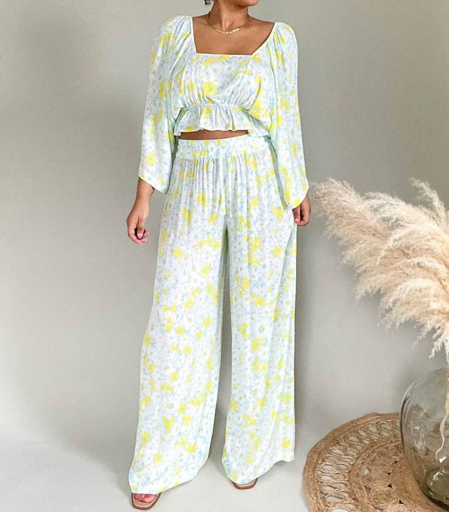 Chaser - Daisy floral pant