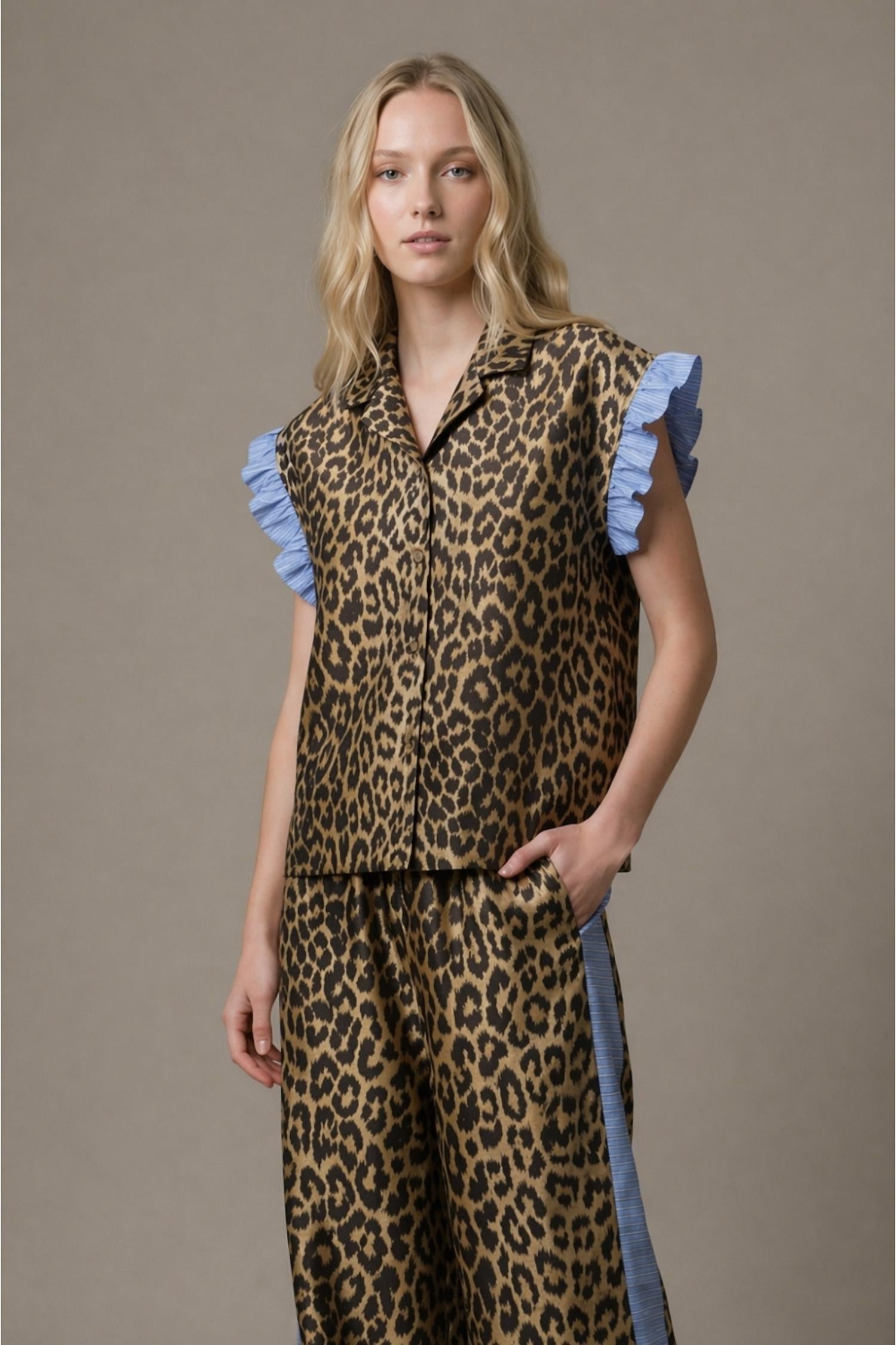 See And Be Seen - Leopard Blouse