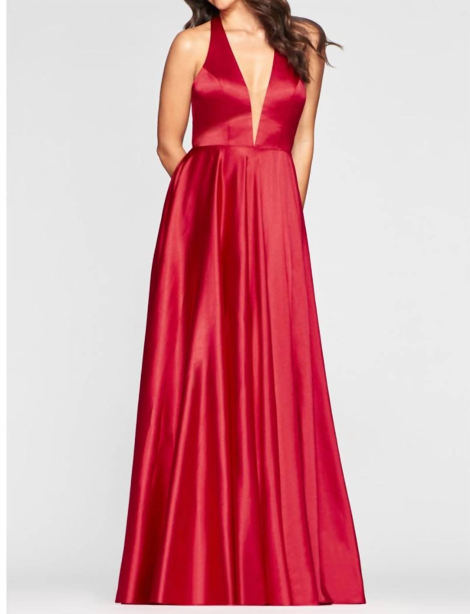 Long Charmeuse Dress