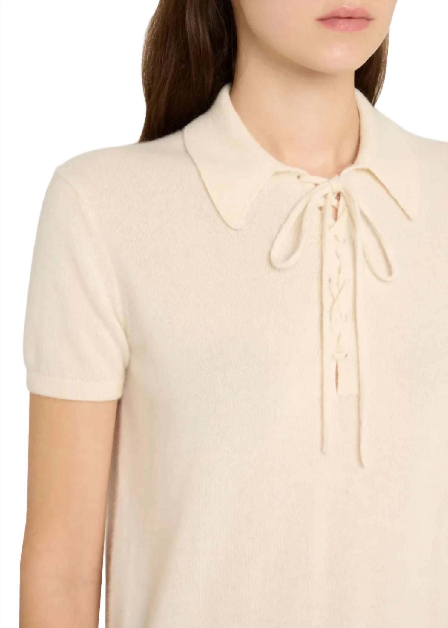 Nili Lotan - Magdalena Short Sleeve Sweater