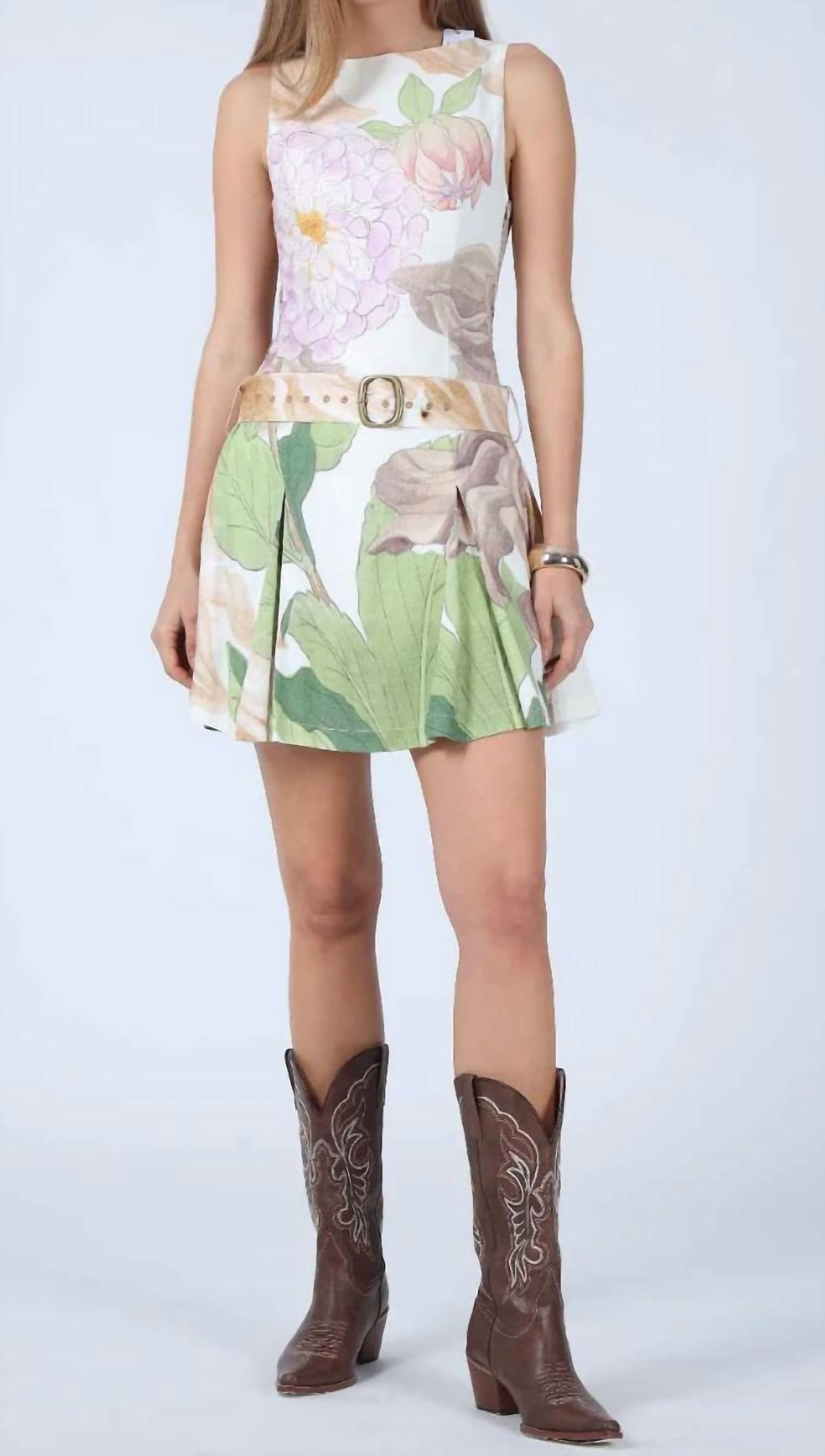 Aylaya - Buckle Mini Dress