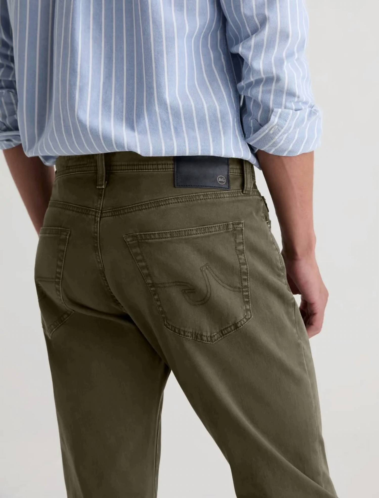 Ag Jeans - Everett Sud Sueded Sateen Slim Straight Pants