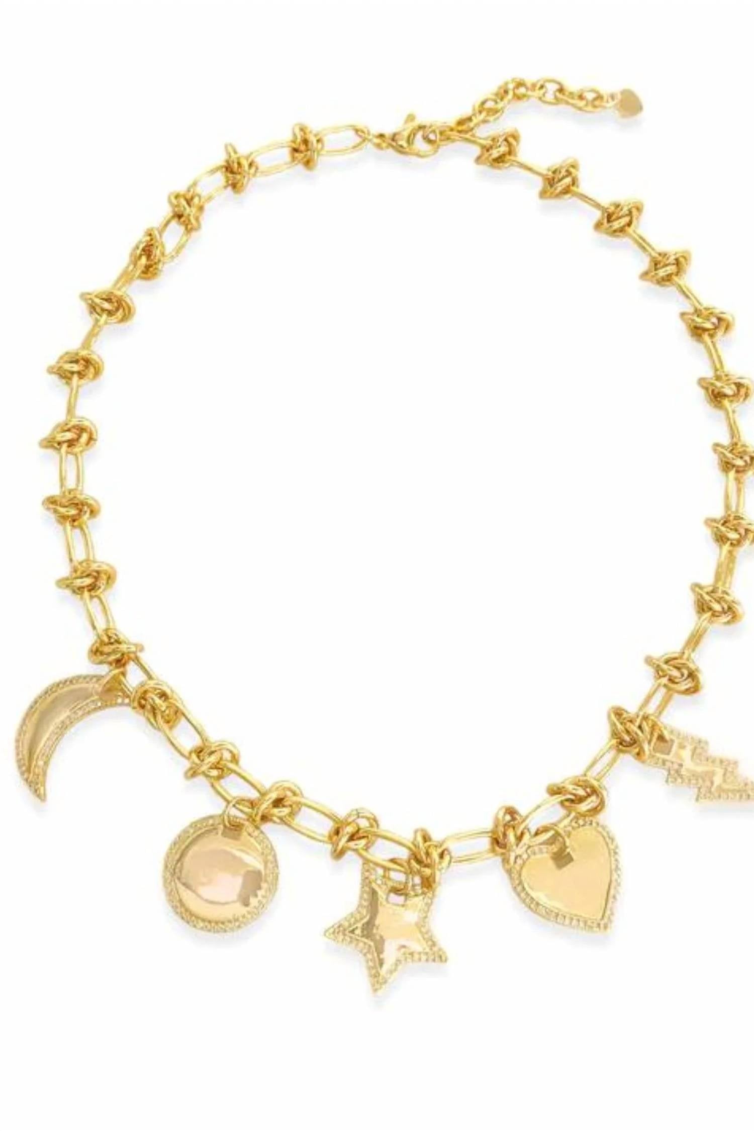 Omg Blings - Courtney's Dangling Charm Necklace