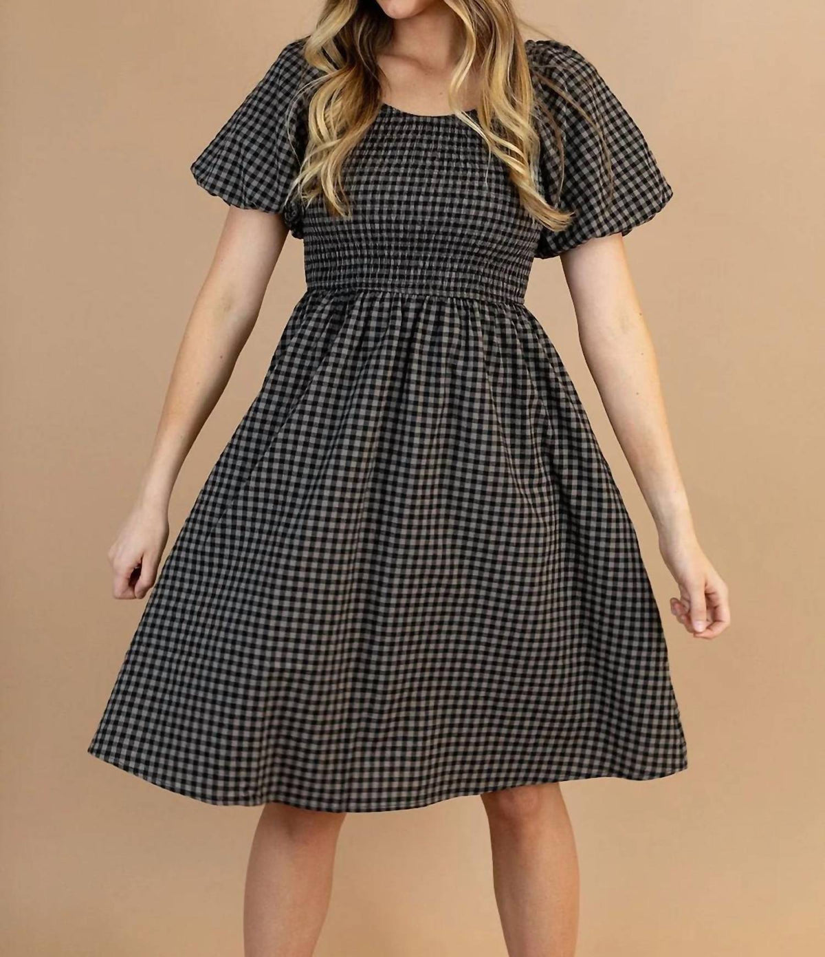 Tea N Rose - Presley Gingham Dress