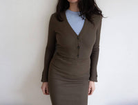 Pari Desai - Cassatt Ribbed Knit Cardigan