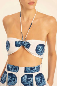 Adriana Degreas - Greek Scenes Top with Ties