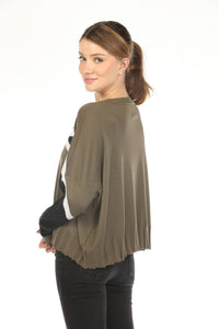 Planet By Lauren G. - Mini Triangle Crew Neck Sweater Top