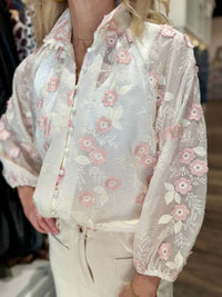 Boho Chic - Embroidered Blouse