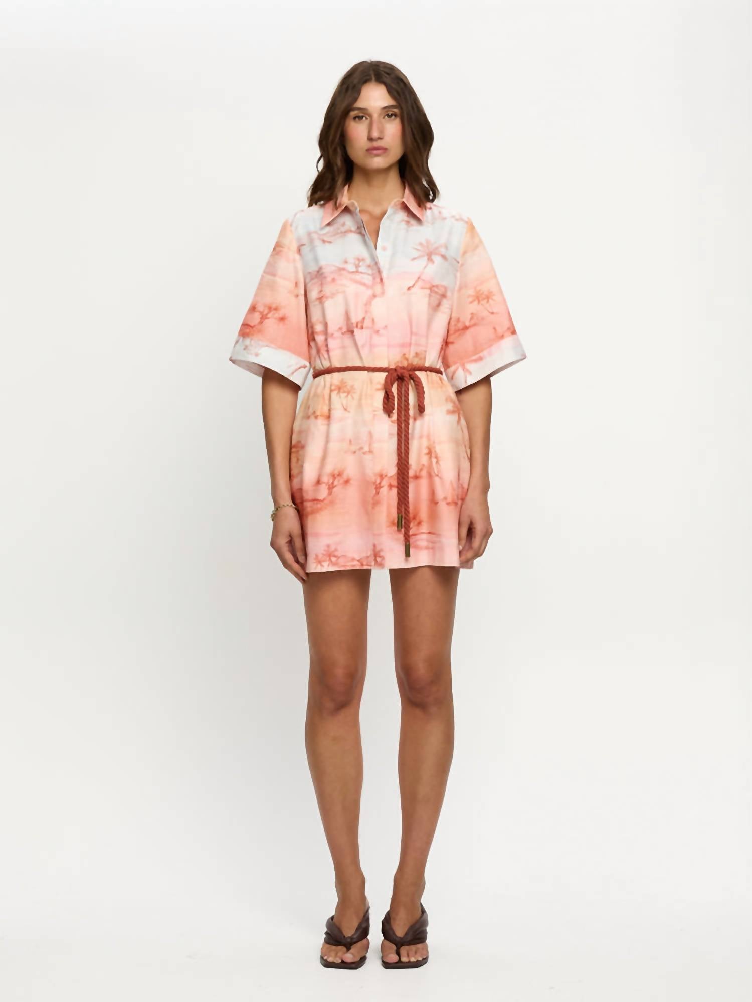 Kivari - Sunset Shirt Mini Dress