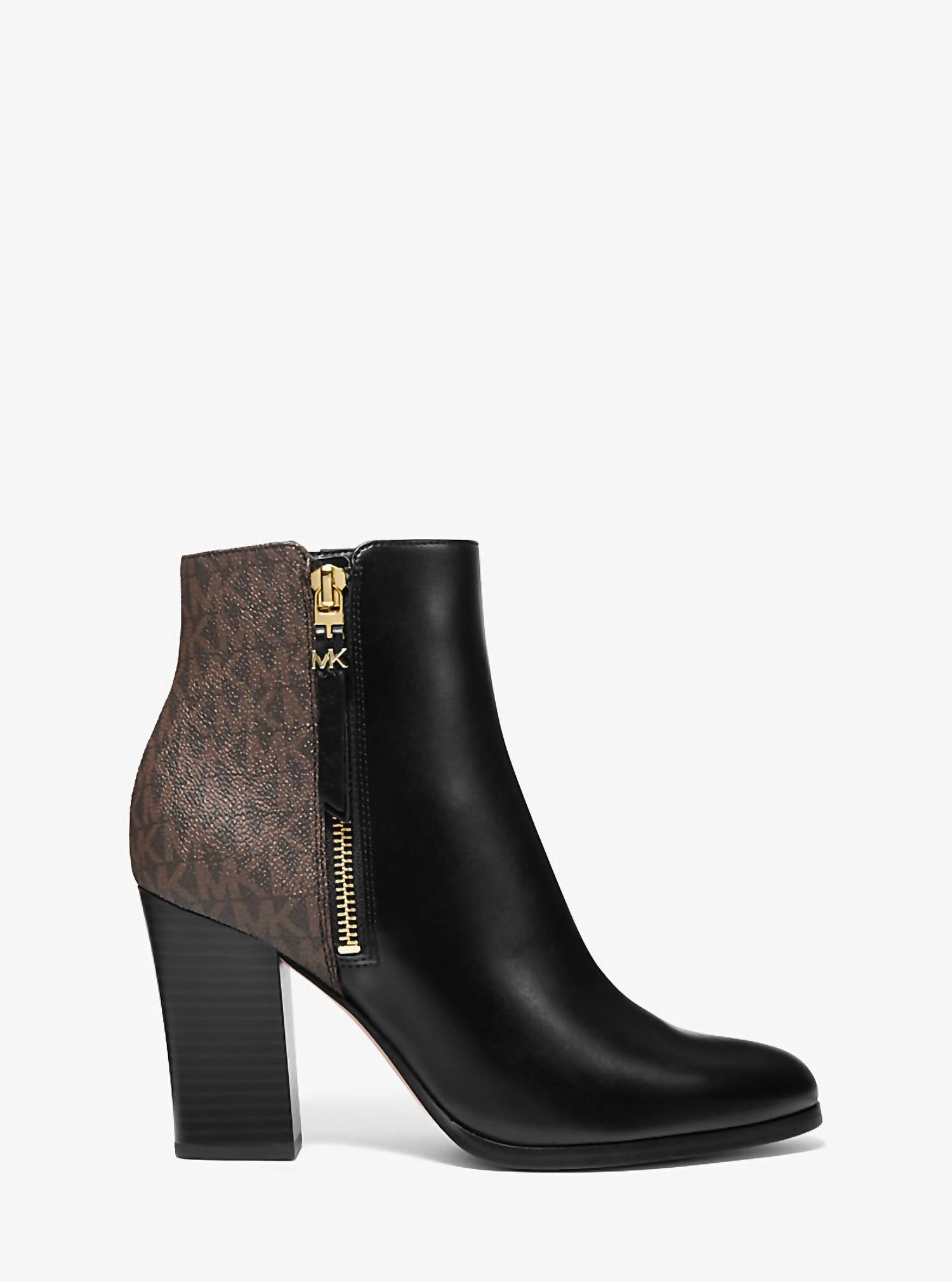 Michael Kors - Women's Britt Signature Logo Trim Ankle Boot