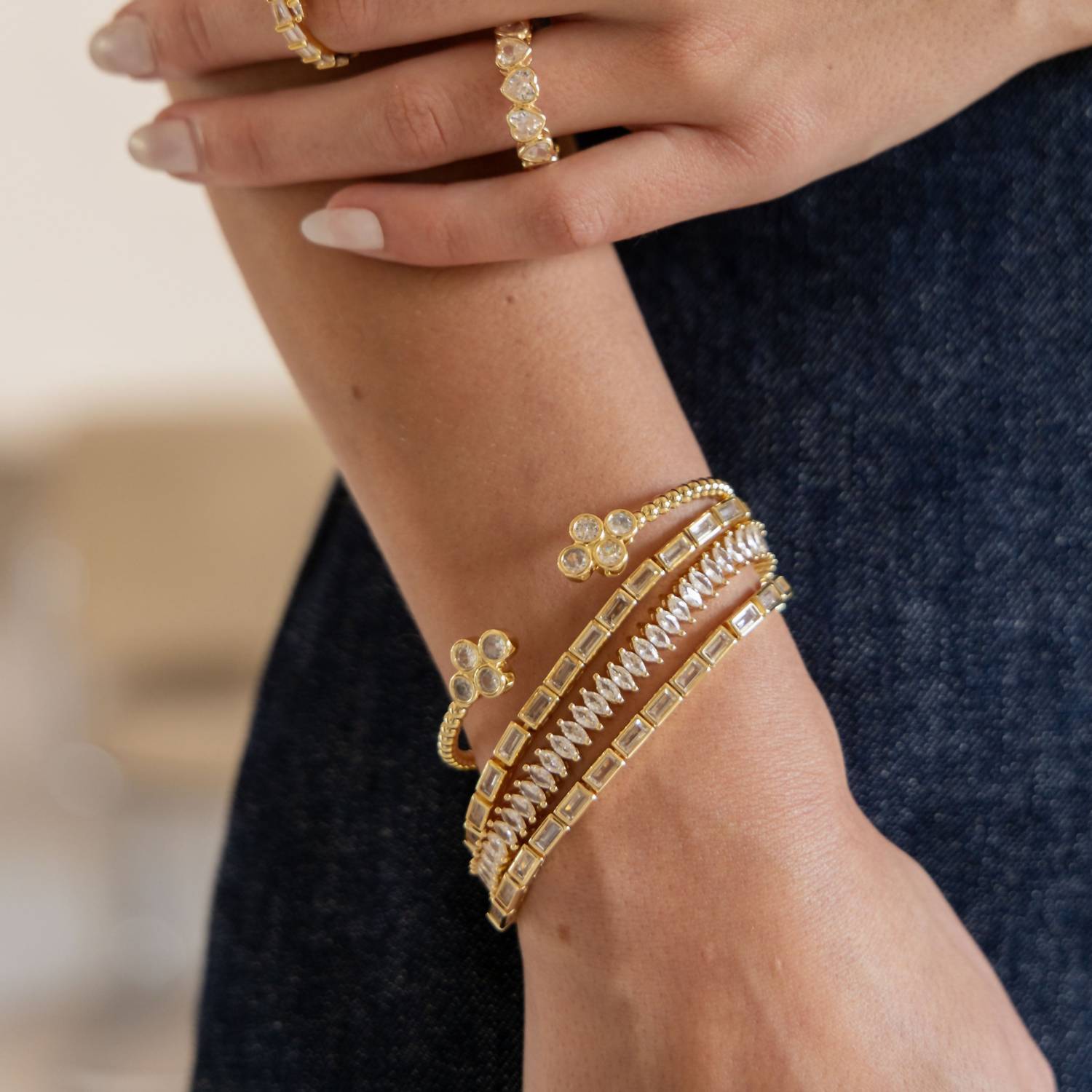 Sahira Jewelry Design - Women's Maisley Tennis Bracelet