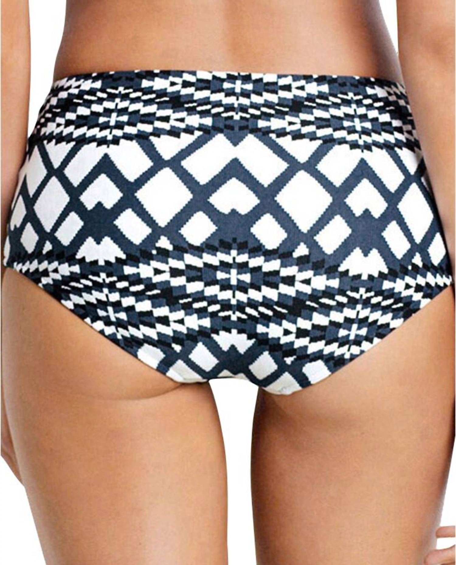 Seafolly - Modern Trible High Waist Lattice Bikini Bottom