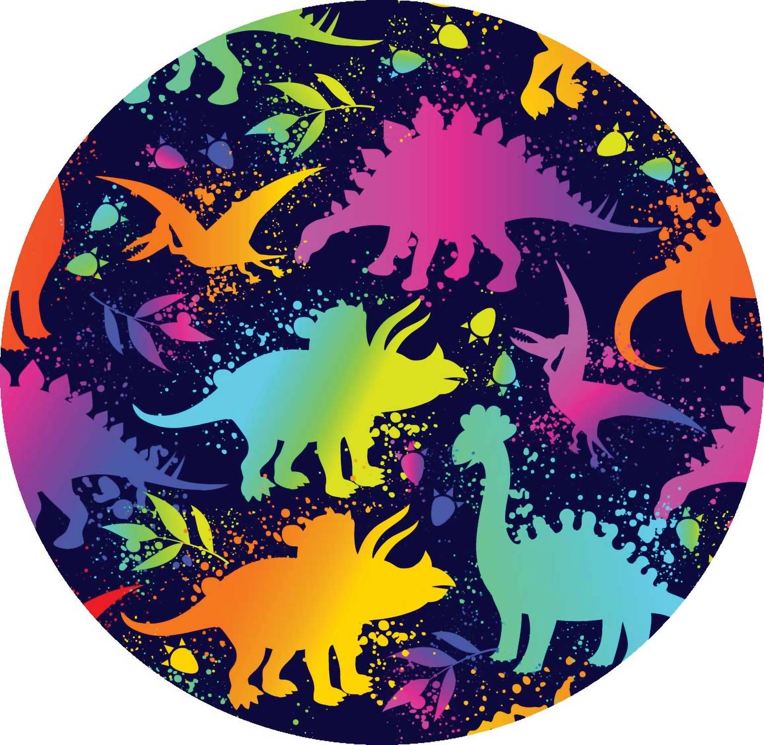 Charlies Project - Boy's Dinosauria Long Sleeve Bamboo Shirt