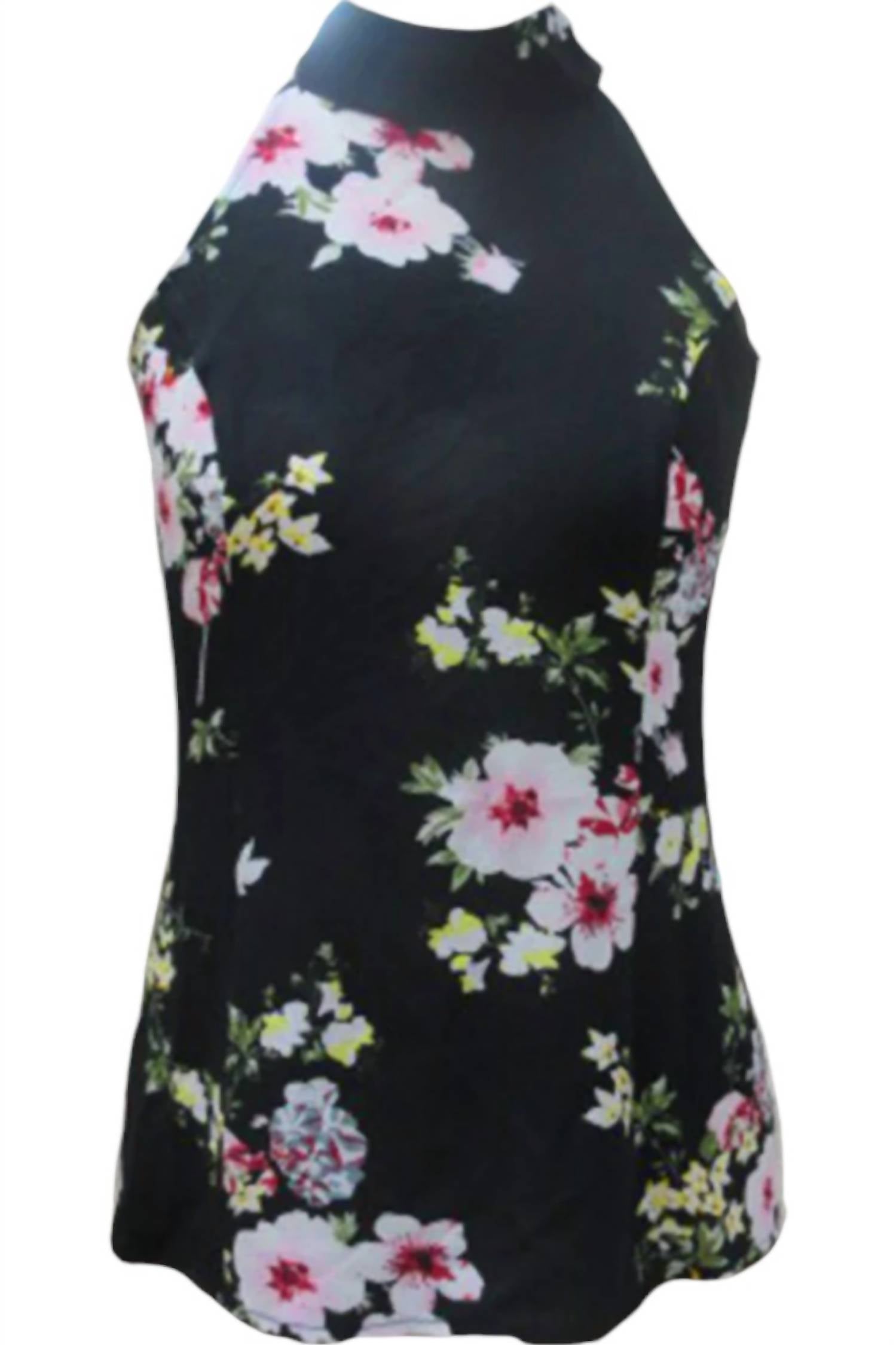 Papillon - Kerri Floral High Neck Tank Top