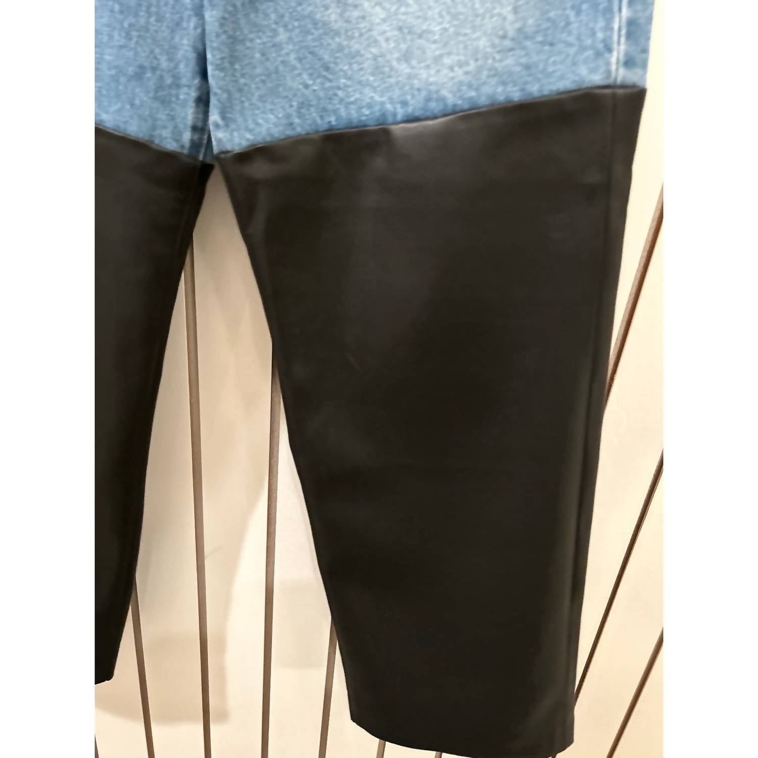 Blanknyc - Women's Denim Jeans With Faux Leather