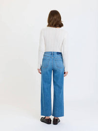Daze - Pleaser High Rise Wide Ankle Denim Jean
