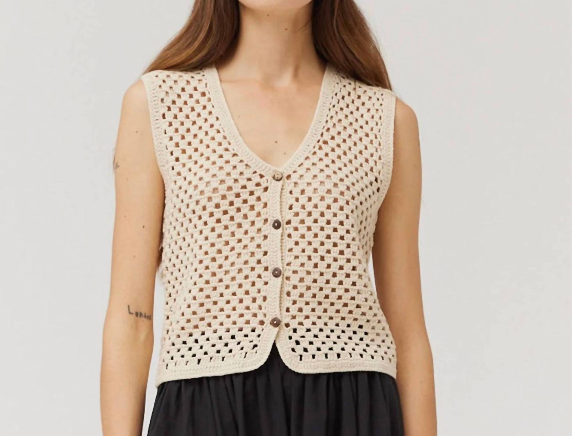 Grade & Gather - Darla Crochet Vest