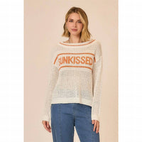 Cozy Co. - Sunkissed Open Knit Sweater