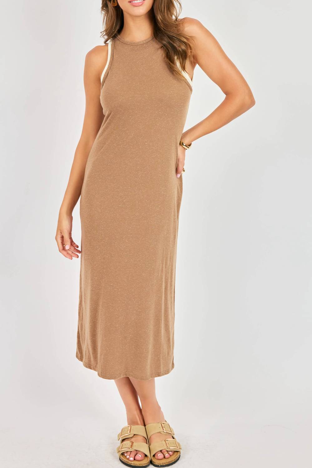 Sadie & Sage - Sand Toys Layered Tank Dress