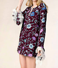 Kori - Long Sleeve Floral Tunic