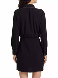 Cinq A Sept - Crepe Gaby Wrap Skirt Shirt Dress