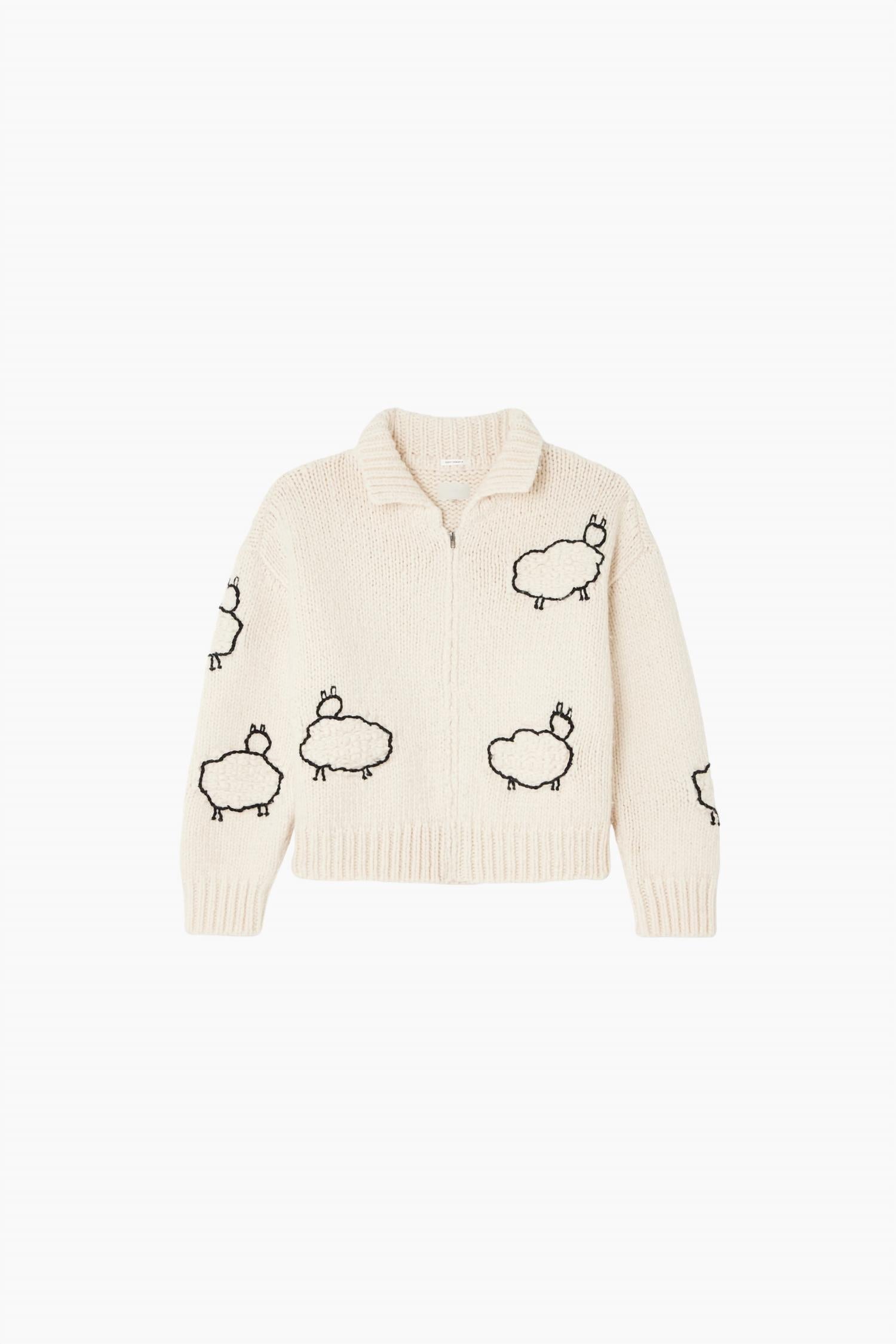 Mother - The Cropped Raquette Cardigan