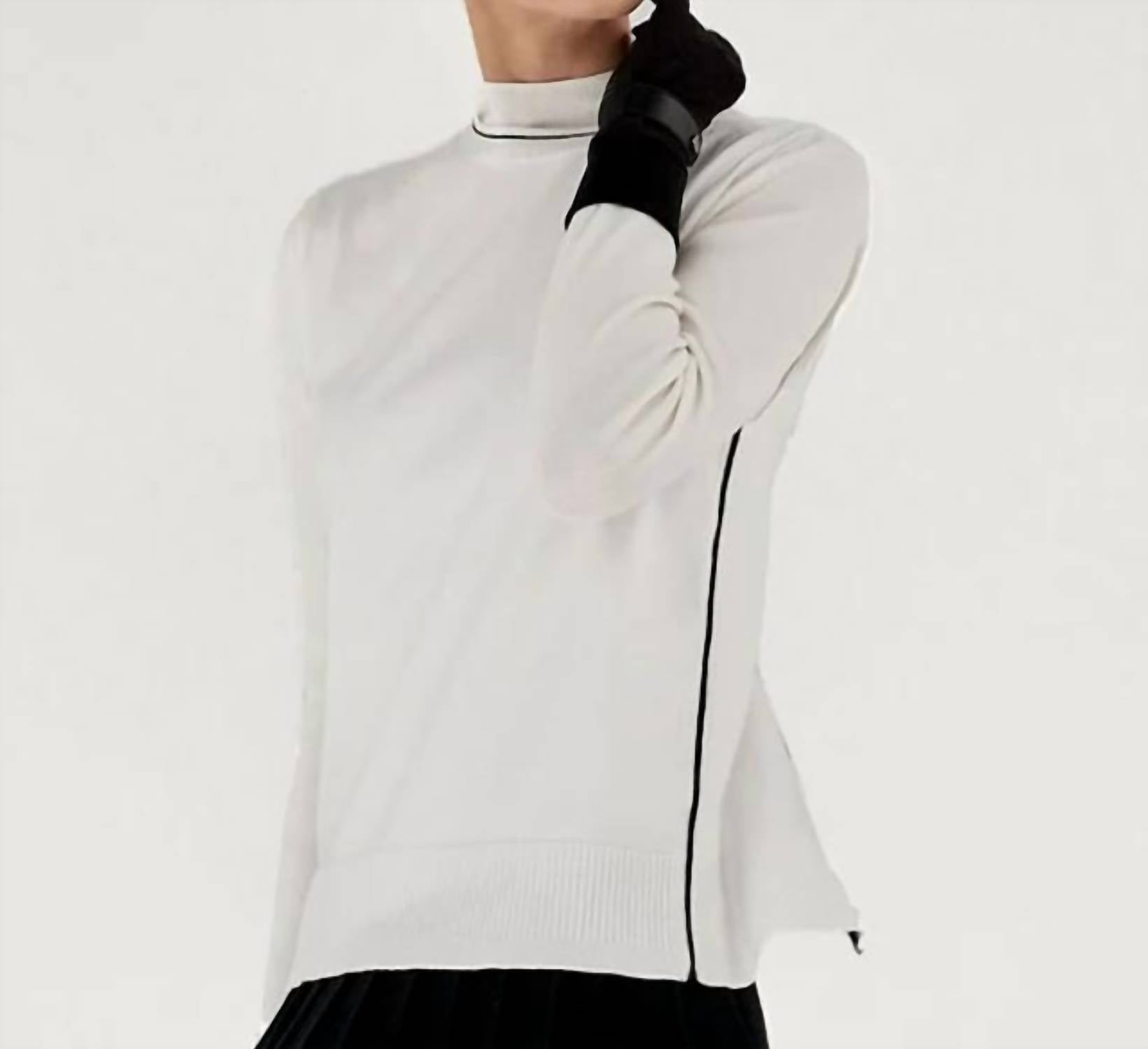 Anel - Golf Paris Backslit Knit Vest Top