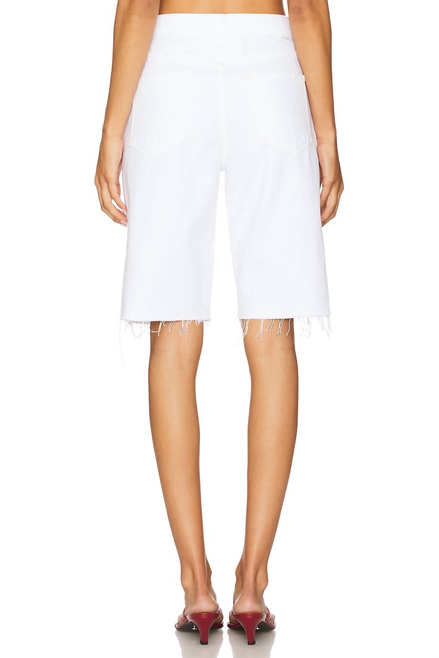 Mother - Maven Bermuda Fray Shorts
