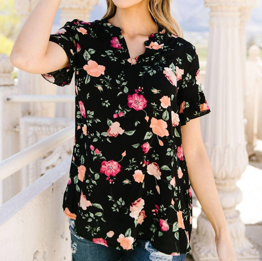 Nighttime Blooms Blouse