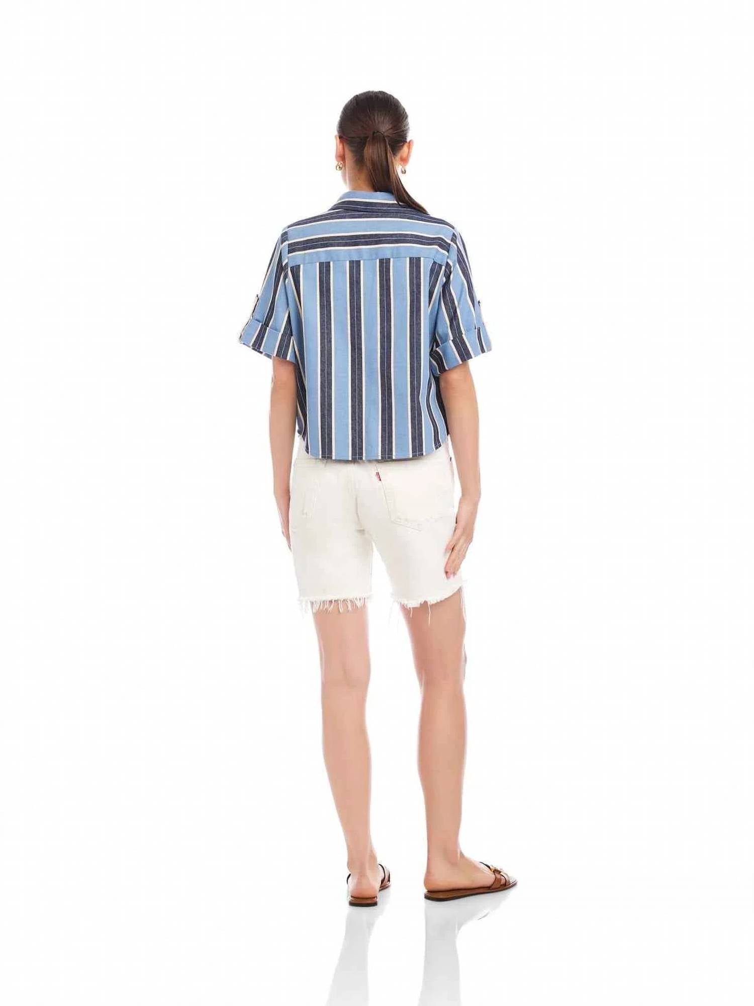 Fifteen Twenty - Kay Cuffed Sleeve Shirt