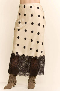 Davi & Dani - Eyelet Ruffle Tiered Skirt