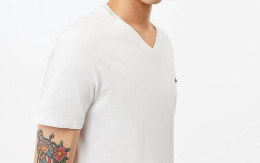Lacoste - V-neck Short Sleeve Tee