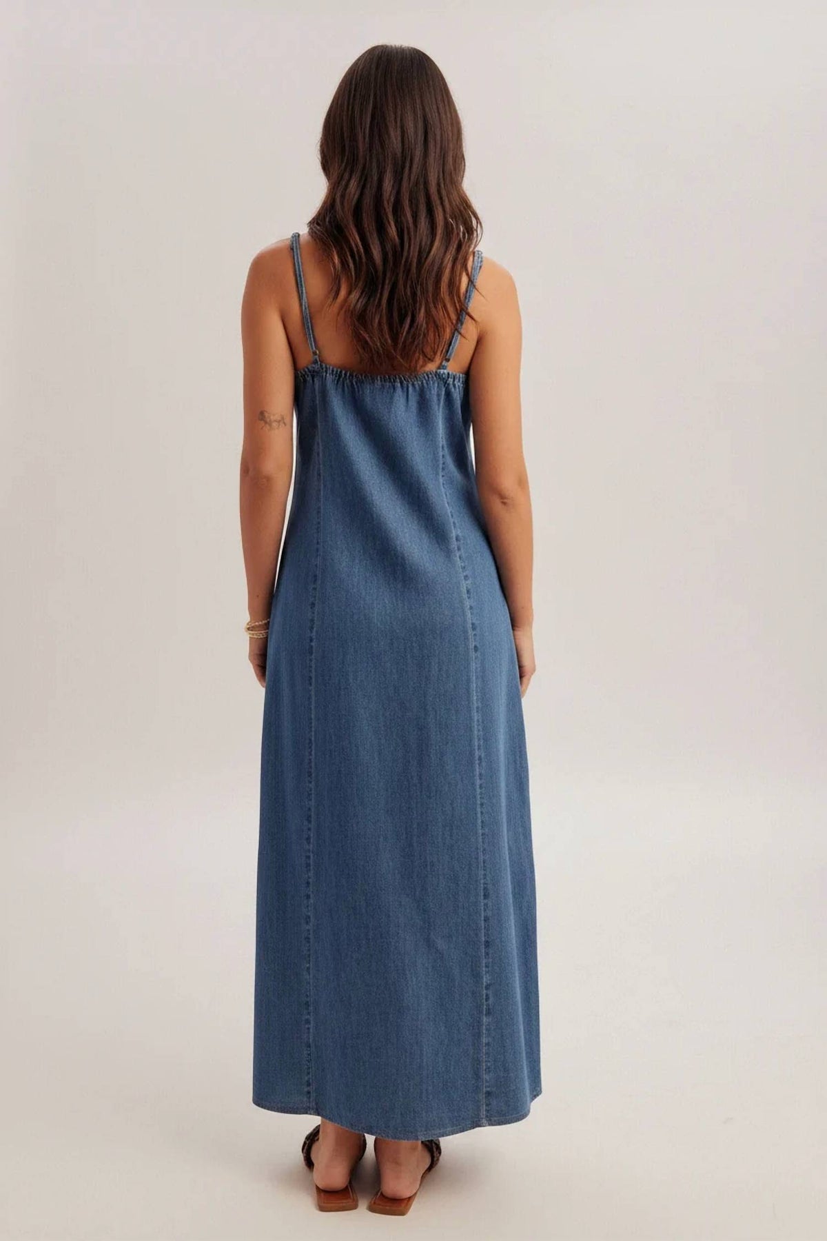 Hem & Thread - Kyla Pintuck Detail Maxi Dress