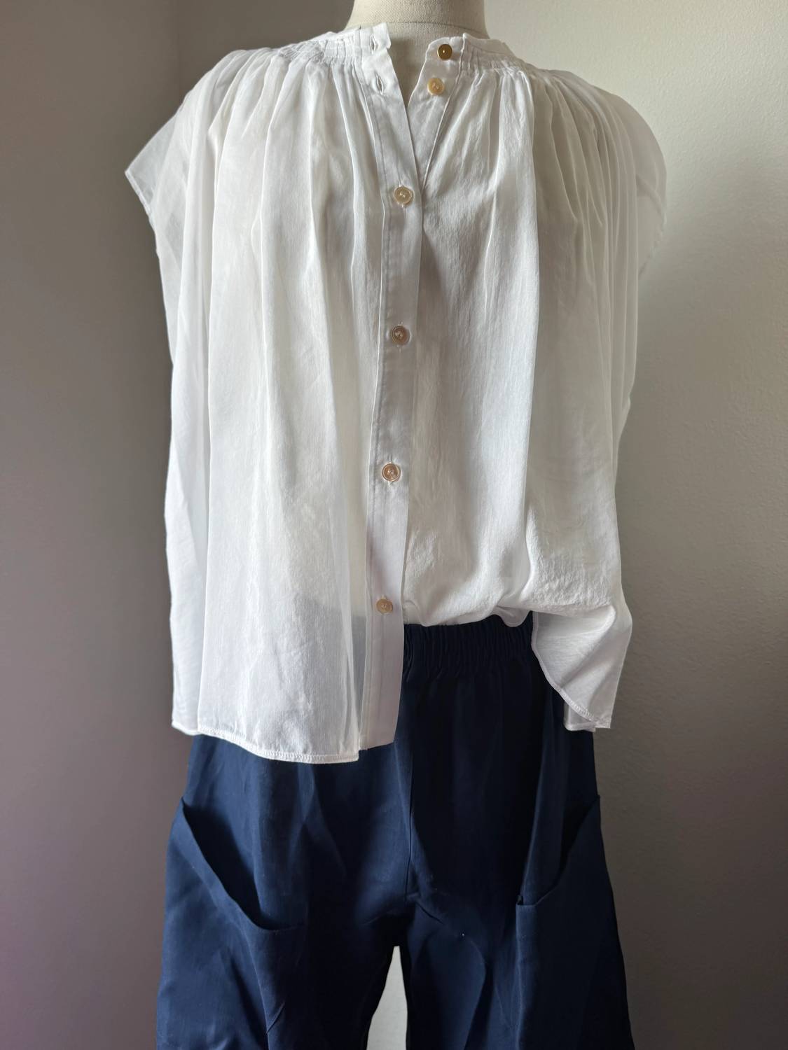 Forte Forte - Women's Voile Sleeveless Bohemian Shirt