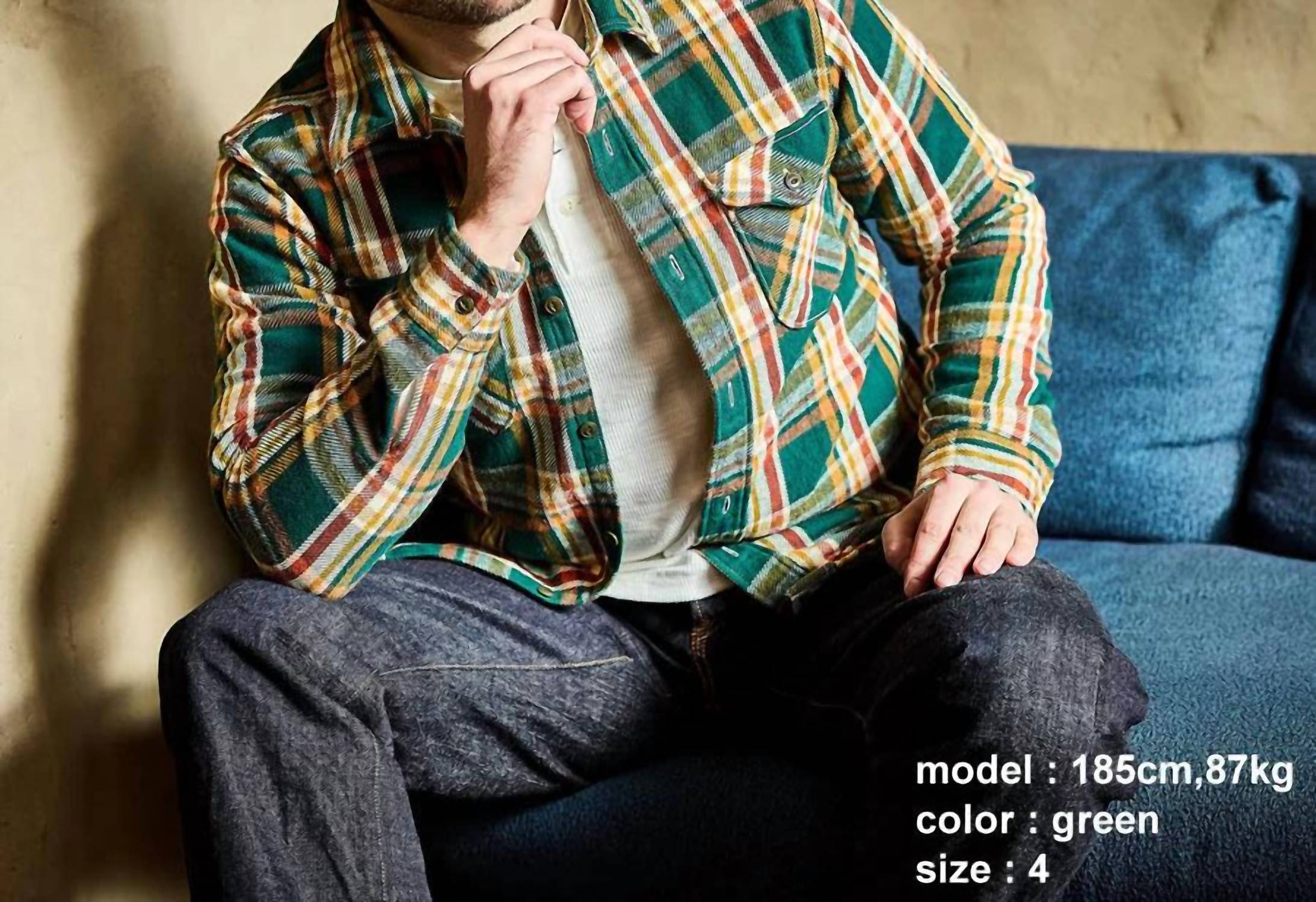 Ues Clothing Mfg. Co. - Men's Heavy Flannel Shirt
